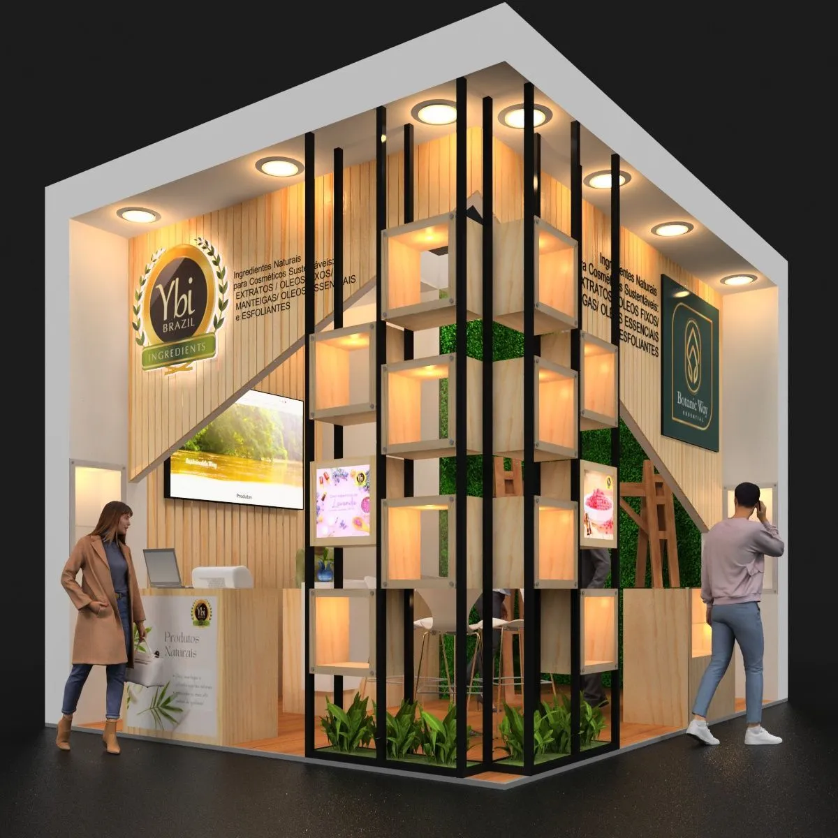 KIOSK FOR EXHIBITION HALL