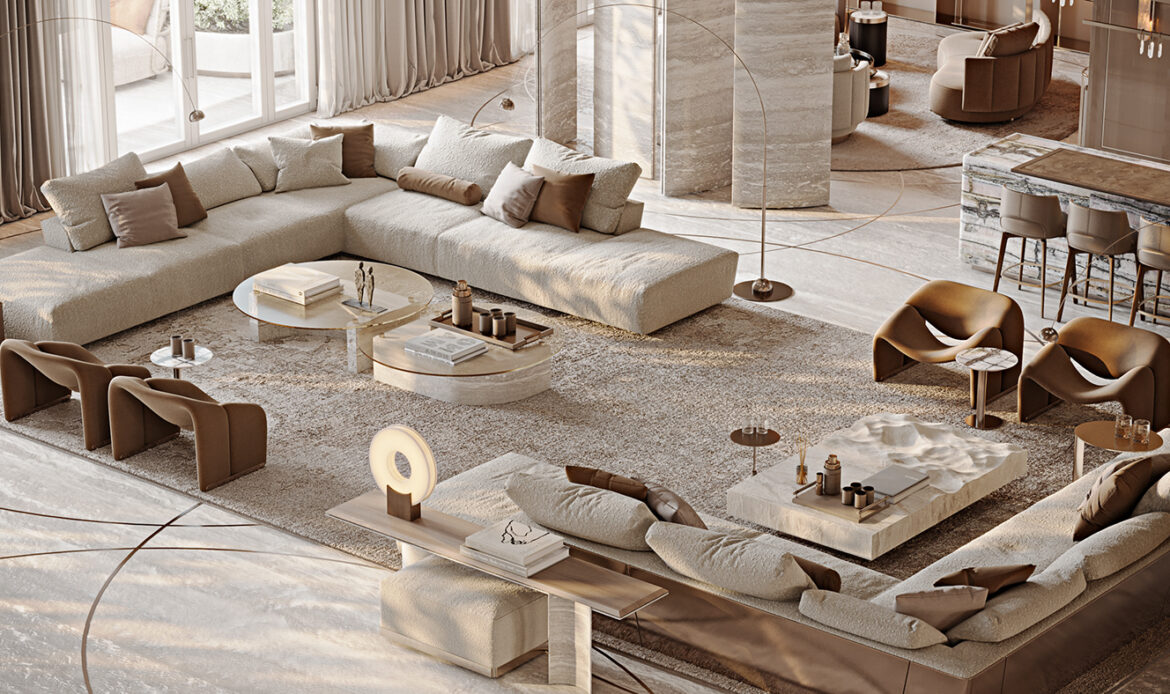 Luxurious Penthouse Bathroom Designs - Concept Design