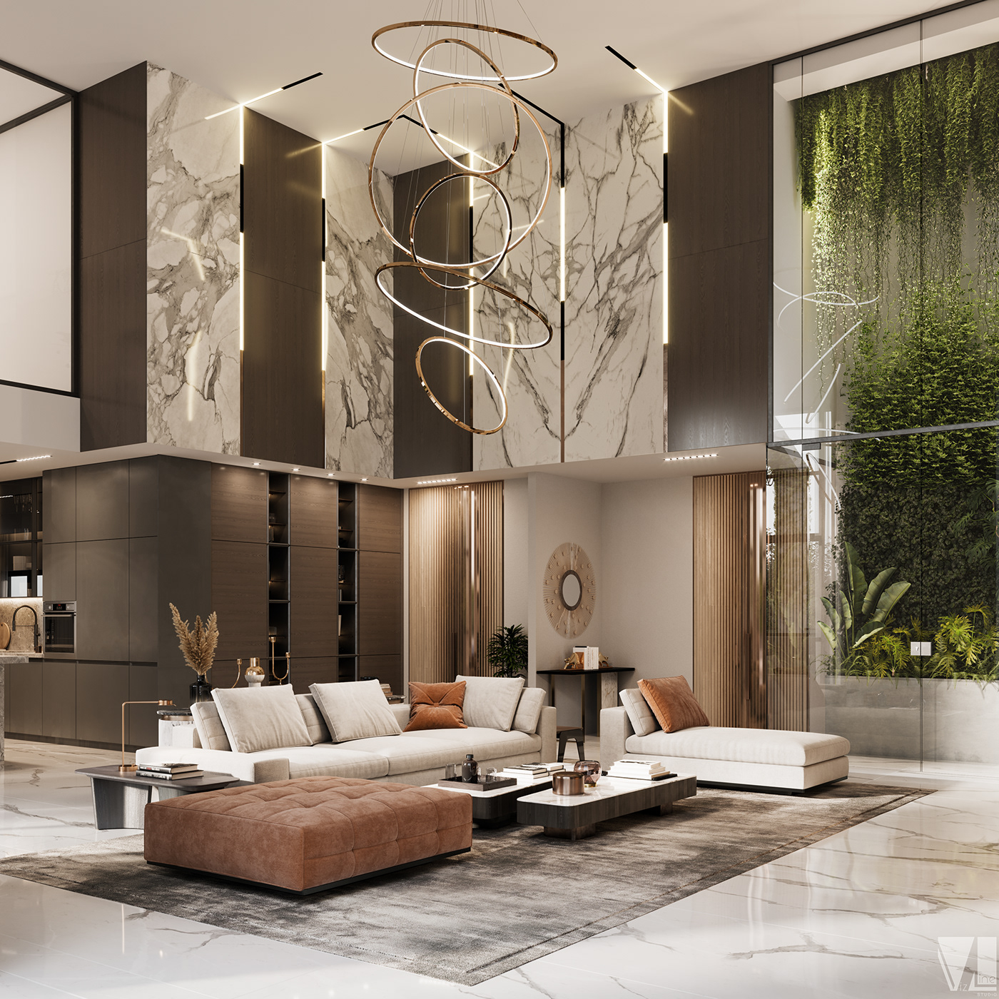 Penthouse Living Room Design