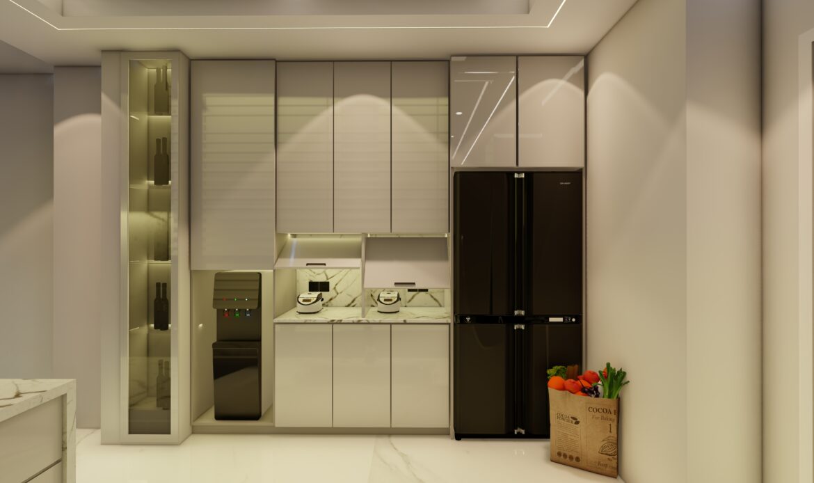 Luxury villa kitchen renovation in Dubai