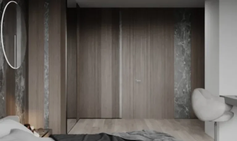 Apartment Polama Bedroom Designs from Right Side full View