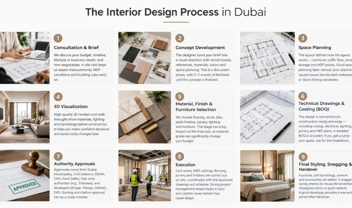 The Interior Design Process in Dubai